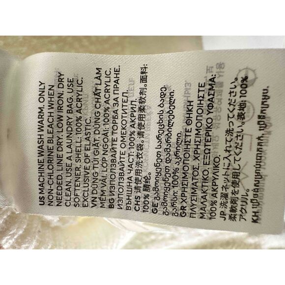 H&M Sweater Womens Size XXL Ivory White Pullover Longsleeve Ruffled Lacebook - Picture 9 of 10